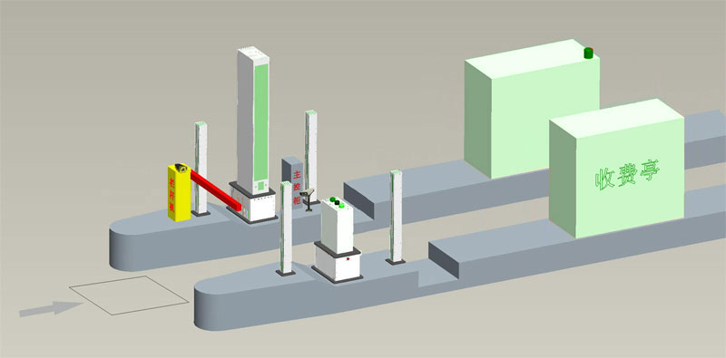 高速公路绿通检查系统结构图