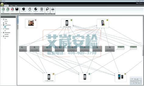 XAMN智能分析电话工具 手机取证调查分析系统